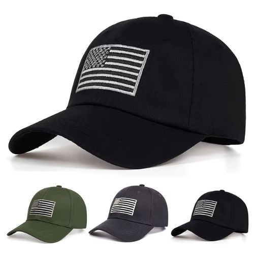 Black American Flag Hat