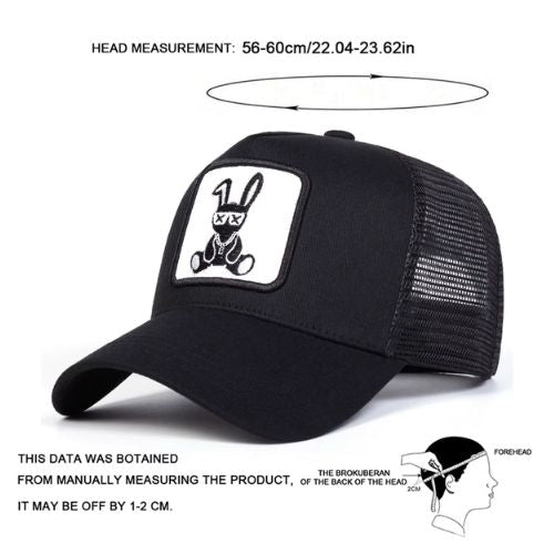 Black and White Trucker Hat Kingdom of Hats