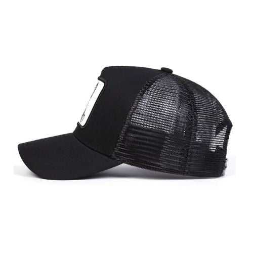 Black and White Trucker Hat Kingdom of Hats