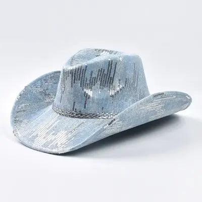 Blue Disco Cowboy Hats Kingdom of Hats