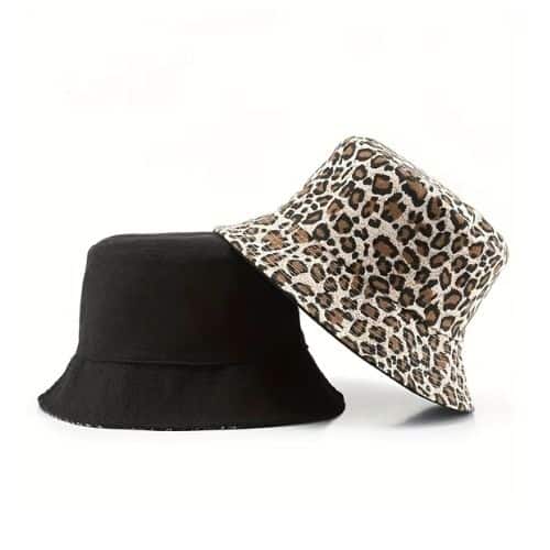 Canvas Leopard Bucket Hat Kingdom of Hats