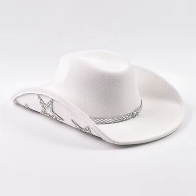 Disco Cowboy Hat with Stars Inside