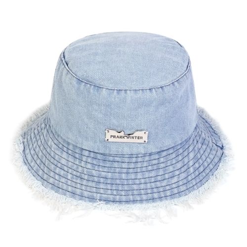 Edge Holes Denim Bucket Hat Kingdom of Hats