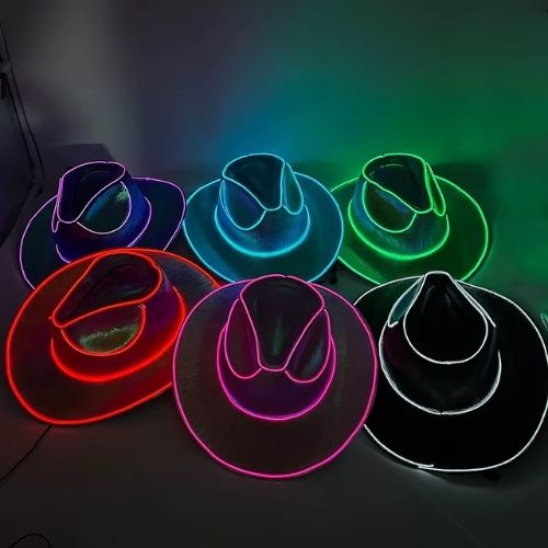 LED Light-Up Disco Cowboy Hat Kingdom of Hats