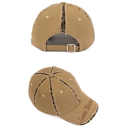 Leopard Print Khaki Baseball Cap Kingdom of Hats