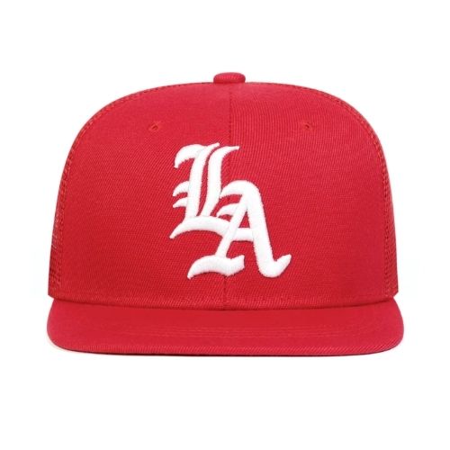 Red Fitted Hat Kingdom of Hats