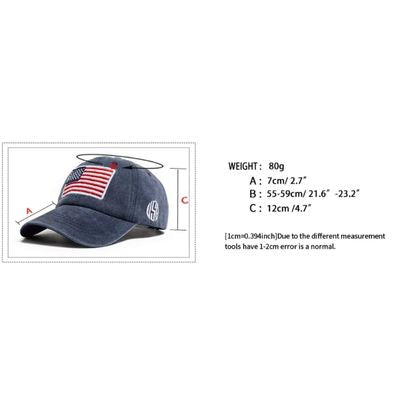 USA Flag Men's Baseball Cap