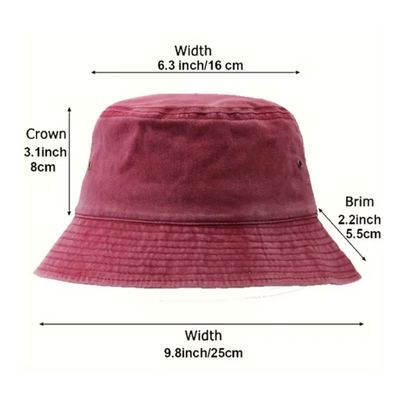 Washed Denim Bucket Hat