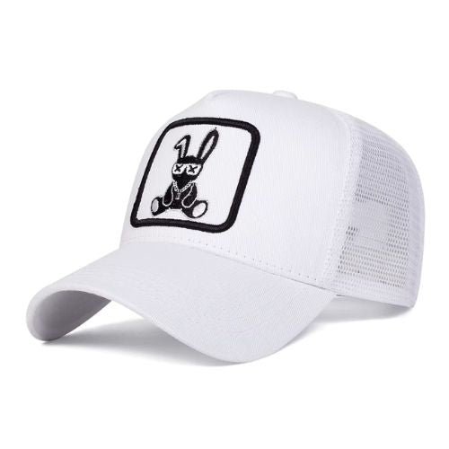 Black and White Trucker Hat Kingdom of Hats